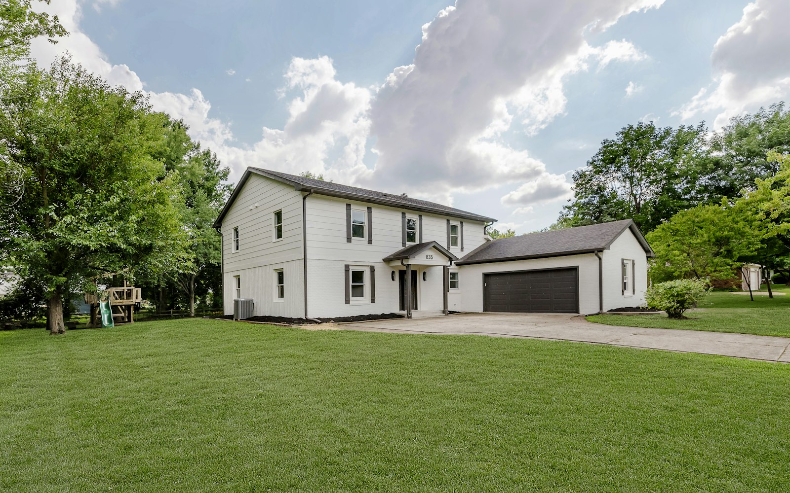 Duplex house exterior