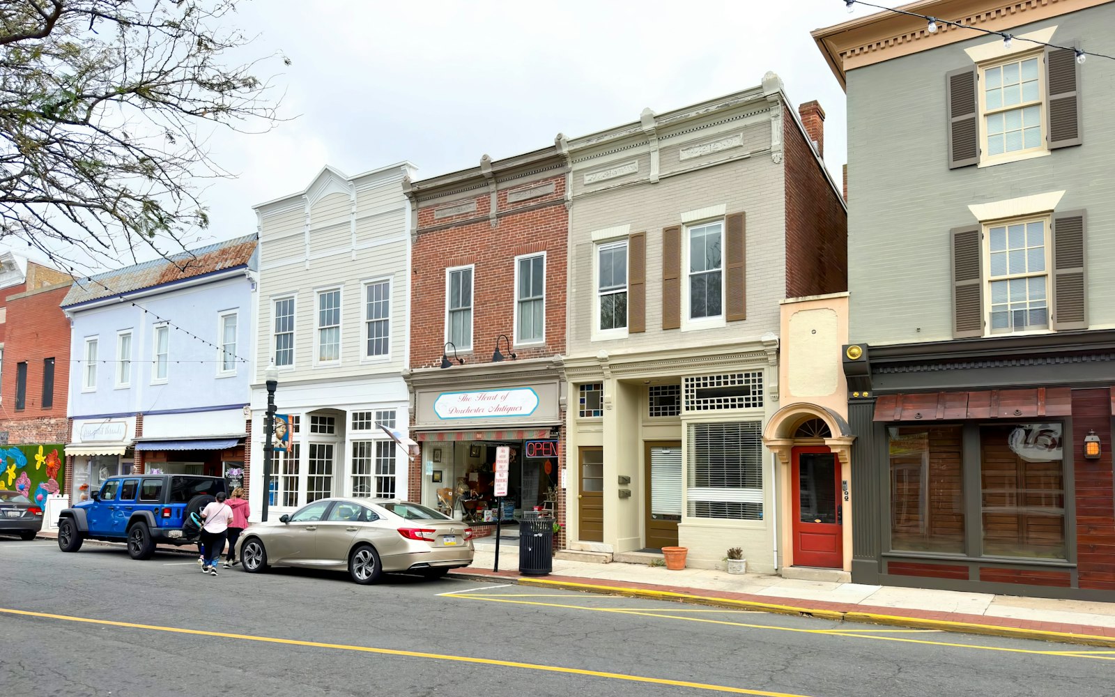 Small town main street