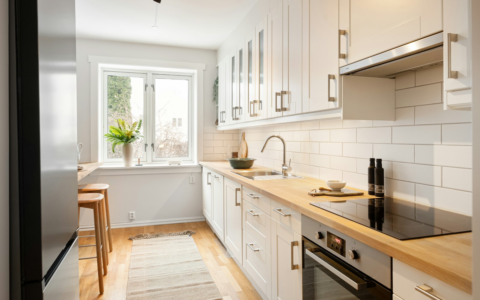 Basement suite kitchen